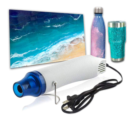 Bubble Removing Tool for Epoxy Resin and Acrylic Art, DIY Glitter Tumblers, Specially-Designed Heat Gun for Making Acrylic Resin Travel Mugs Tumblers CALPALMY