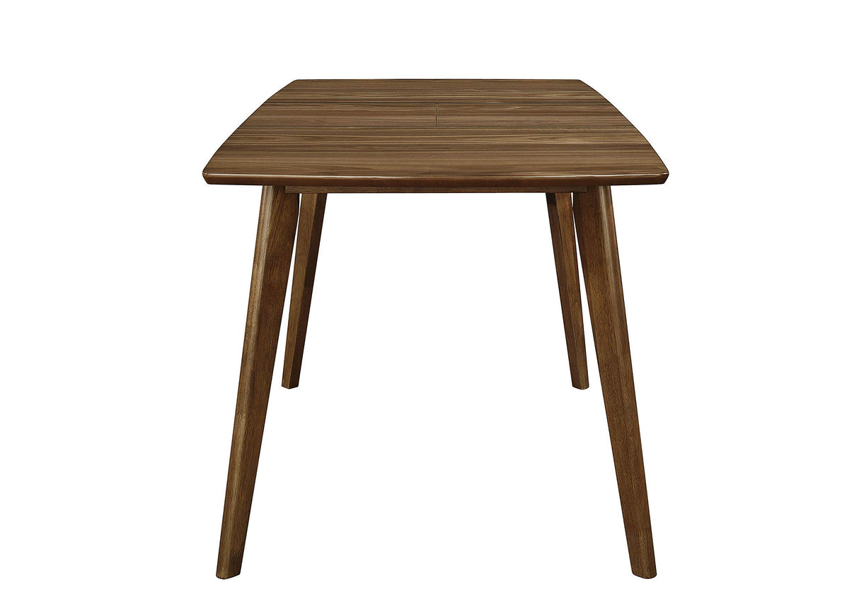 Coaster Furniture Alfredo Rectangular Natural Walnut Dining Table 31.5" D x 30" H 108080 Coaster Home Furnishings