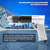 YWBL-WH KP-554 1/2 Pistol Type Pneumatic Drill CW/CCW Air Drill Tool 900rpm, Air Drill YWBL-WH