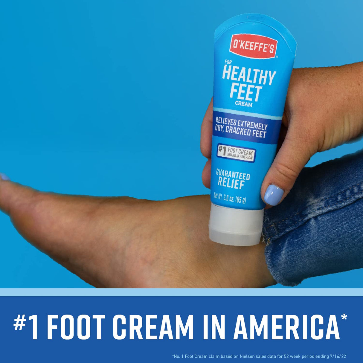 O'Keeffe's Working Hands Hand Cream, 3 Ounce Tube and Healthy Feet Foot Cream, 3 Ounce Tube O'Keeffe's