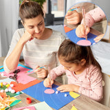 Weeding Tools for Vinyl 2 Pieces Craft Vinyl Weeding Pen Point Retractable Pin Pen Air Release Pen Glitter Weeding Pen with 2 Pieces Felt Squeegees Zhehao