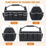 Kowsinde 16 Inch Tool Bag, Electrician Tool Bag, Open Top Tool Bags, 26 Pockets Can Hold Many Tools, Steel Handle and Removable Shoulder Strap KOWSINDE