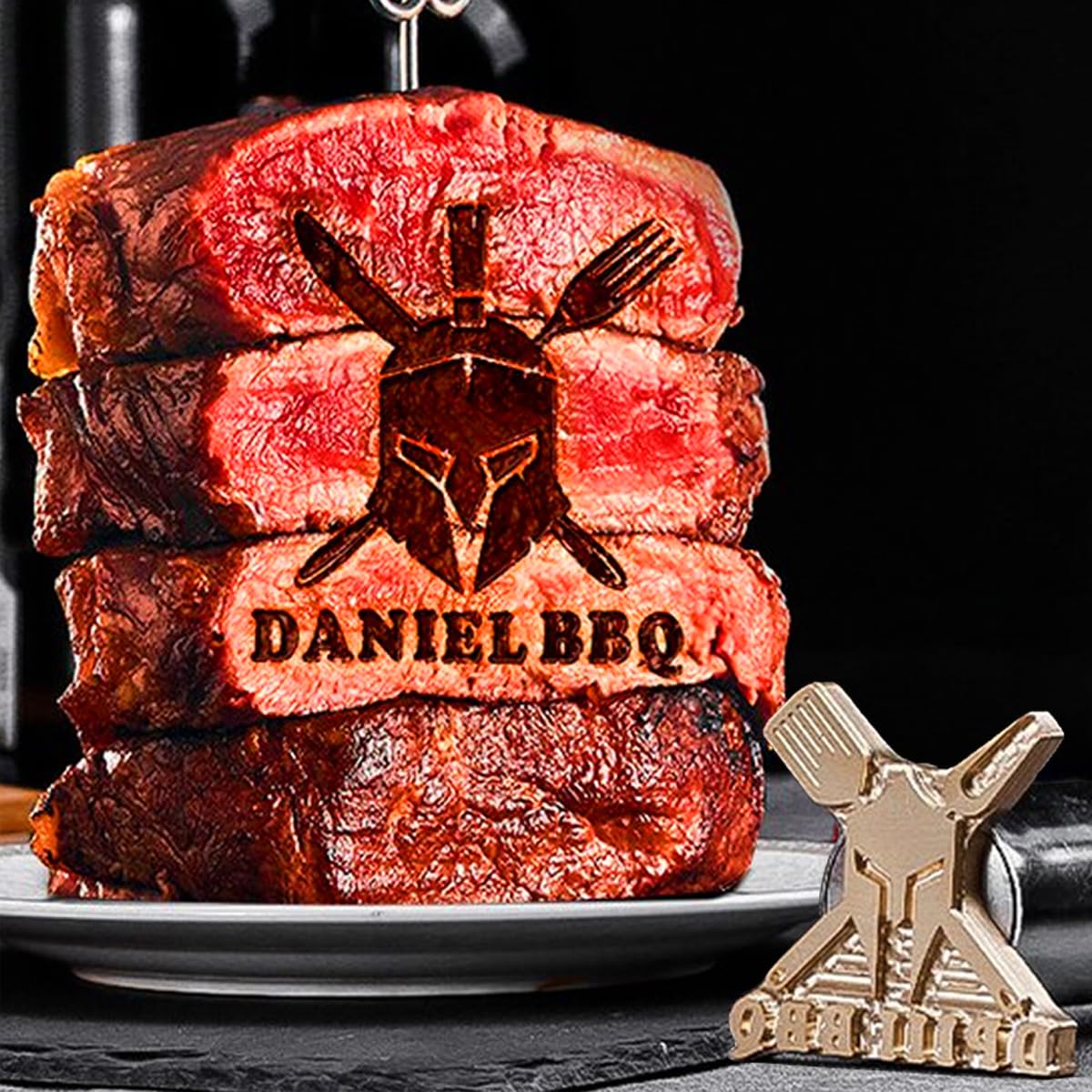 Customisable BBQ Branding Iron for Steaks and Meat TPFOON
