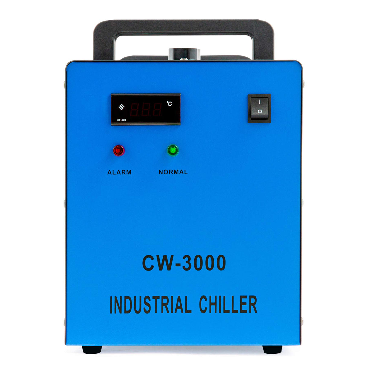 OMTECH 9L Industrial Water Chiller 2.6gpm Water Cooling System CW-3000 Water Cooler for 40W K40 CO2 Laser Engraving & Cutting Machines, Radiates 50W OMTech