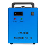 OMTECH 9L Industrial Water Chiller 2.6gpm Water Cooling System CW-3000 Water Cooler for 40W K40 CO2 Laser Engraving & Cutting Machines, Radiates 50W OMTech