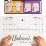 Standard Size - Tshirt Ruler Guide for Vinyl Alignment, T Shirt Rulers to Center Designs, T Shirt Ruler Alignment Tool Placement, Tshirt Guide Ruler Urboni