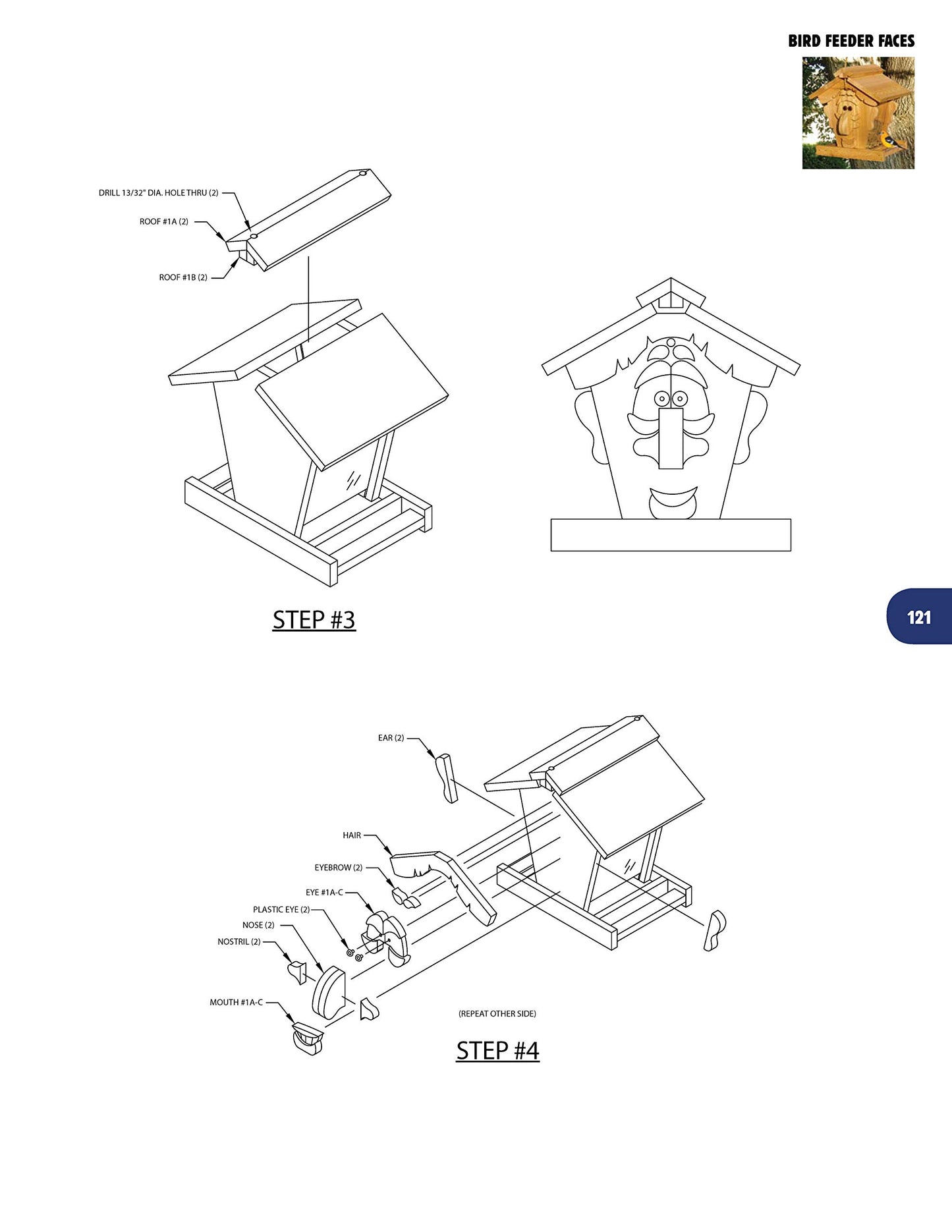 Wild & Wacky Birdhouses and Feeders: 18 Creative and Colorful Projects That Add Fun to Your Backyard (Fox Chapel Publishing) Cartoon, Bear, Tree - WoodArtSupply