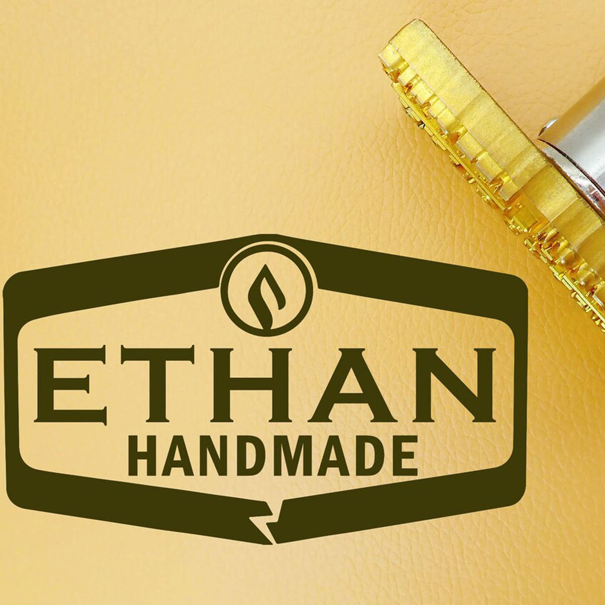 Custom Electric Wood Branding Iron with Brass Head and Wood Handle for Personalised Crafting and BBQ Stamping Arokimi