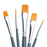 Winsor & Newton Foundation Water Colour Short Handle 6 Pack Brush, 7 x 1 x 4.3 cm, Multicolor Winsor & Newton
