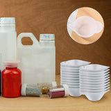 23 Pieces Silicone Mould Cup Dispensers Mini Measuring Cup Resin Mixing Bowls with Rubber Spoon Glue Stick Small Scraper Color Modulation Tools Kit Geiserailie