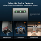 Creality Laser Engraver 22W Output, 120W High Power Laser Engraving Machine CNC, DIY Laser Cutter and Engraver Machine for Metal and Wood, Paper, Creality