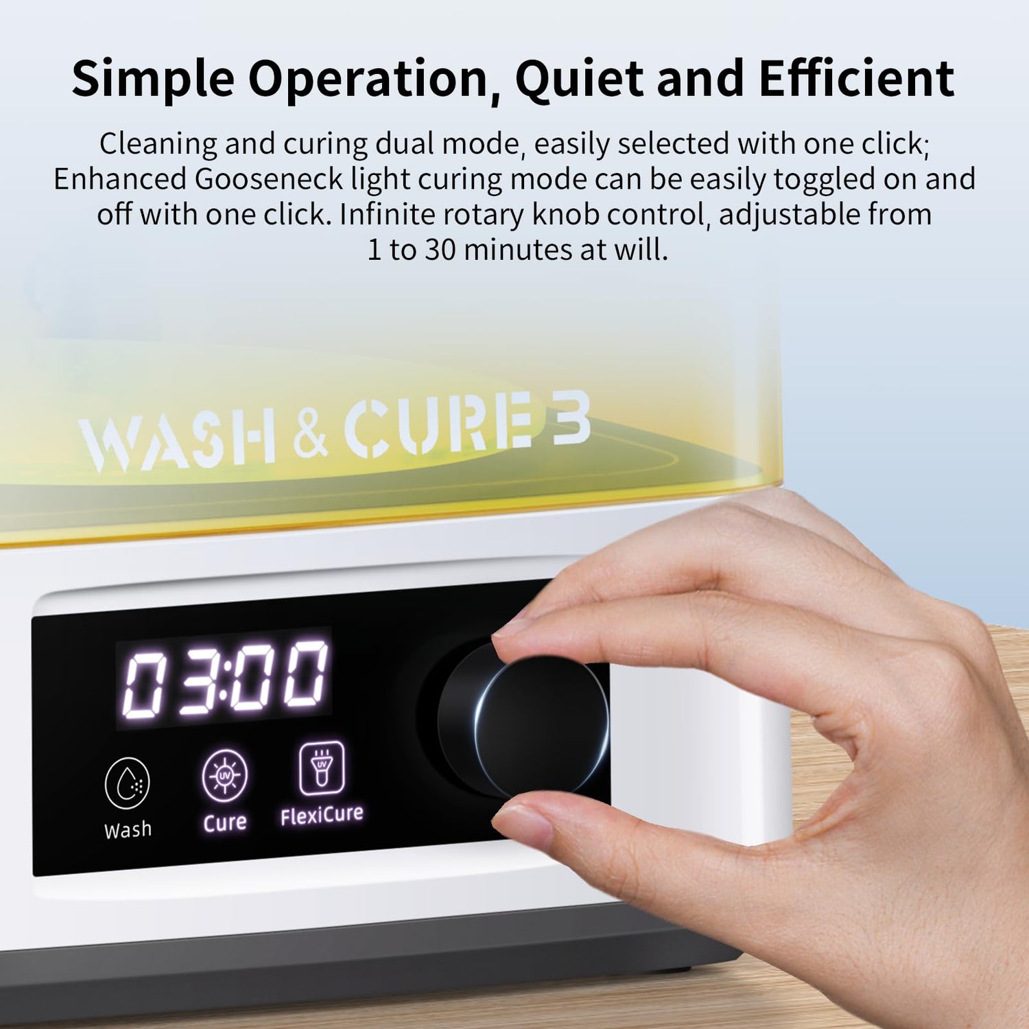 ANYCUBIC Wash and Cure 3.0. Newest Uparaded Volume 2 in 1 Wash and Cure Station. with Gooseneck Lights. for Mars Anycubic Photon Mono 4K 2 LCD SLA ANYCUBIC