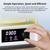 ANYCUBIC Wash and Cure 3.0. Newest Uparaded Volume 2 in 1 Wash and Cure Station. with Gooseneck Lights. for Mars Anycubic Photon Mono 4K 2 LCD SLA ANYCUBIC