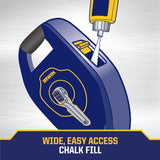 IRWIN Tools STRAIT-LINE Chalk Line, LAYOUT PRO REEL, 100ft (IWHT48446) IRWIN