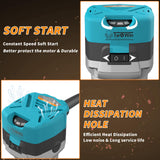 TWOWIN Router Tool, 6.5 Amp 1.25 HP Hand held Wood Router Tool, Compact Palm Trim Router for Woodworking, 6 Variable Speeds Fixed Base Laminate TwoWin