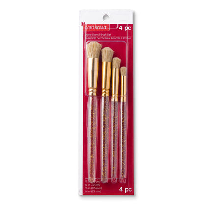 Dome Stencil Brush Set by Craft Smart®, 4 Pack - WoodArtSupply