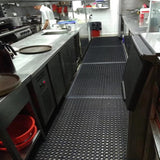 tonchean Rubber Drainage Floor Mat 83x35in Commercial Anti-Fatigue Rubber Floor Mats with Holes Restaurant Bar Floor Mat Heavy Duty Drainage Mat for tonchean