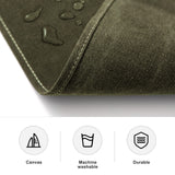 Art Artist Apron Ceramics Pottery Painting Paint Painters Chef Cooking Baking Kitchen Barber Waterproof Hair Stylist Cross Back Cotton Canvas Green Hongsome