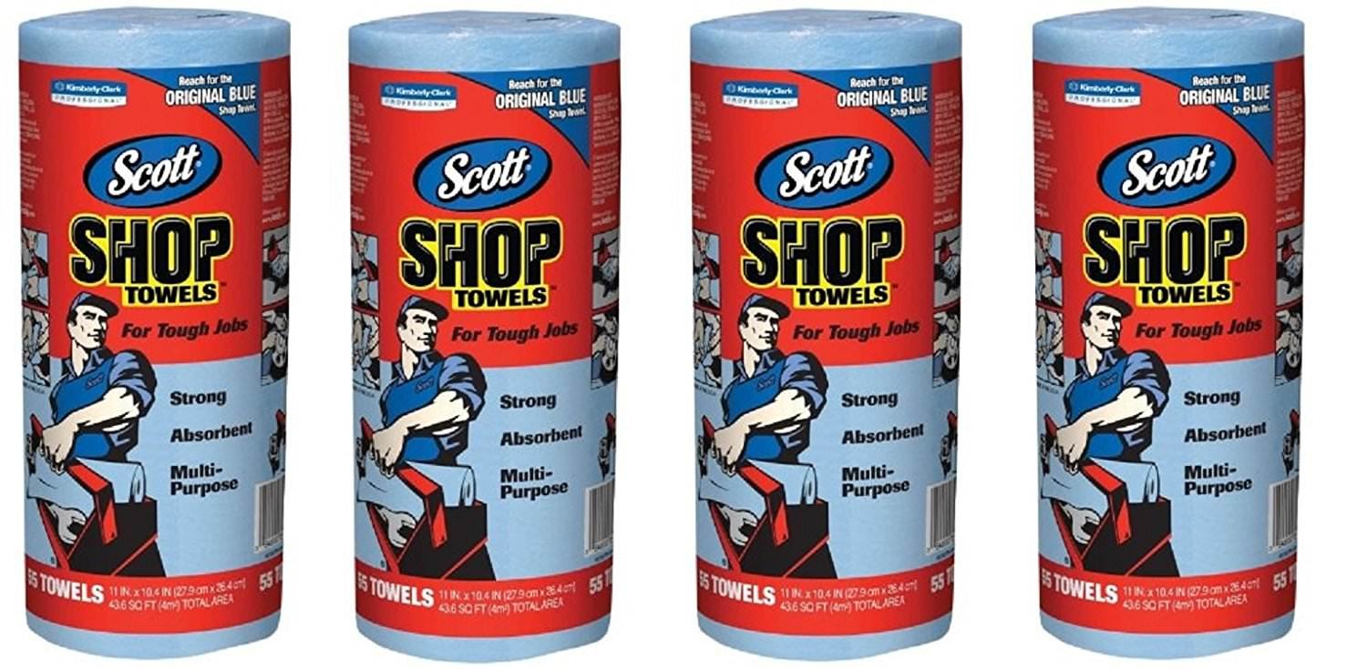 Scott 75130 Shop Towels, Value Pack of 220 Towels Scott