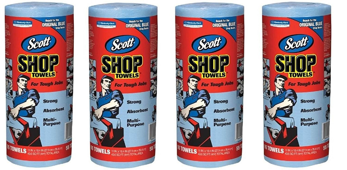 Scott 75130 Shop Towels, Value Pack of 220 Towels Scott