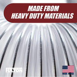 4" x 20’ Ultra Flex Clear Vue Heavy Duty PVC Dust Debris and Fume Collection Hose MADE IN USA! Fulton Woodworking Tools