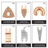 HEMUNC 118PC Oscillating Tool Blades, Oscillating Multitool Saw Blades Accessories Kit HEMUNC