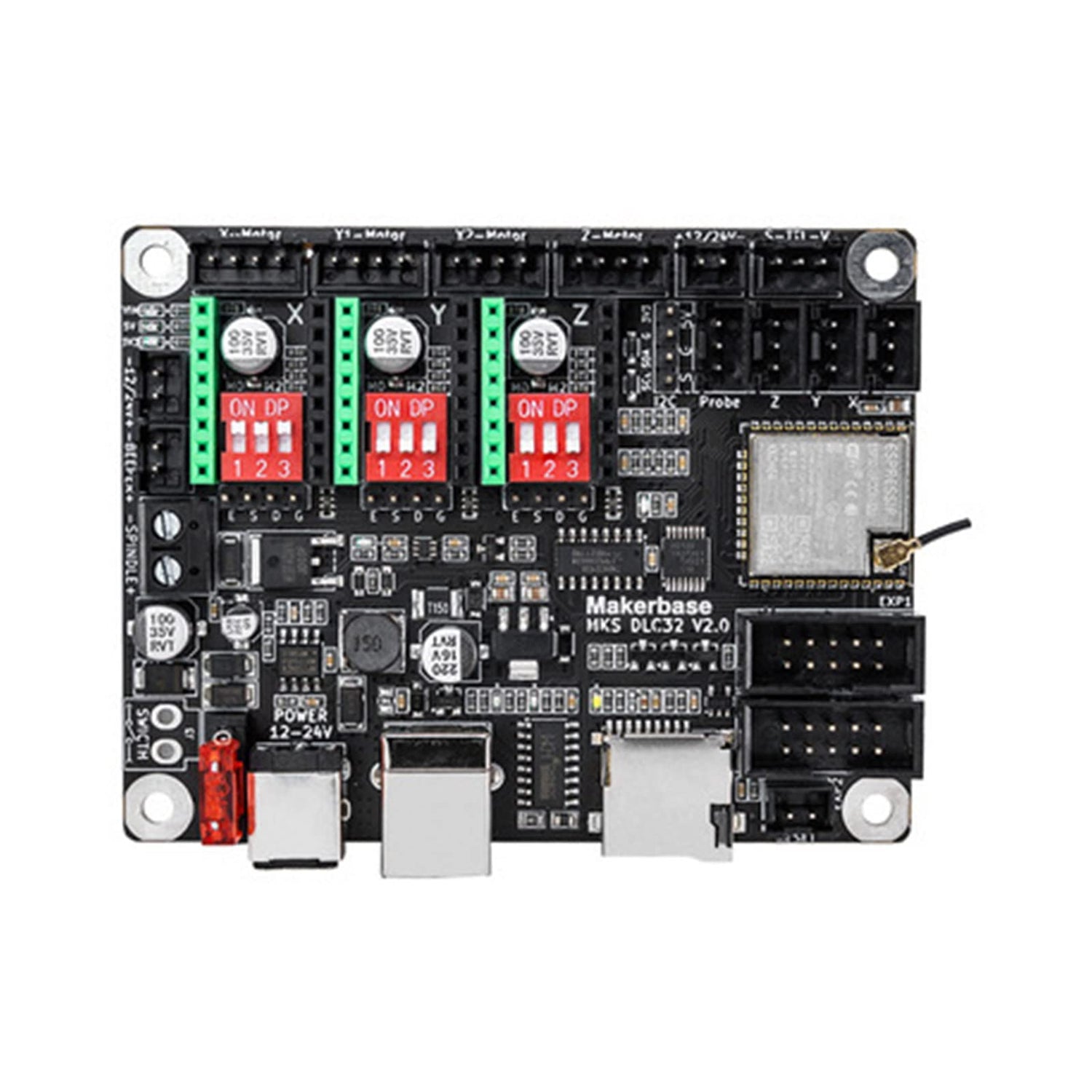 CHIUEAST Makerbase-MKS DLC32 V2.1 Motherboard GRBL 32bits Offline Controller TS24-R 3D Engraver Machine CHIUEAST