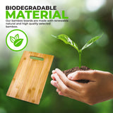 Bulk Plain Bamboo Cutting Board (Set of 12) | For Customized, Personalized Engraving Purpose | Wholesale Premium Blank Bamboo Board (Rectangular 12" Ven-Trap