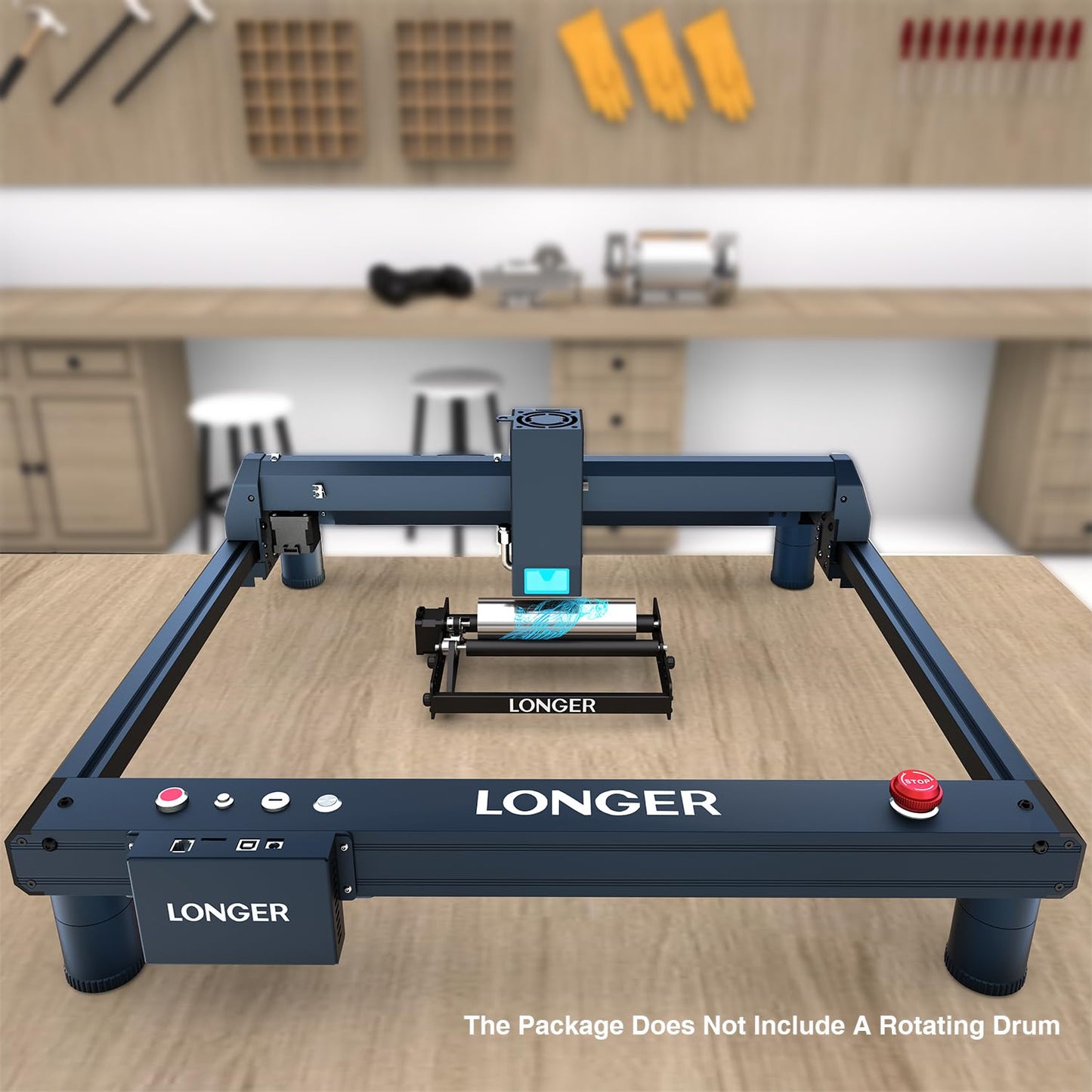 Longer B1 Laser Engraver Height Extension Kit 8 Riser Pads, Specially Designed for Laser Engraving Machines - WoodArtSupply