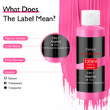 Caliart Acrylic Paint Set With 12 Brushes, 24 Colors (120ml, 4oz) Art Craft Paints for Artists Kids Students Beginners & Painters, Canvas Halloween Caliart