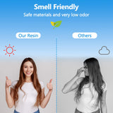 KISREL UV Resin 300g - Upgraded UV Resin Kit, Hard Type Crystal Clear Ultraviolet Curing UV Epoxy Resin for Craft Jewelry Making KISREL