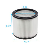 Extolife Replacement Filter Compatible with Shop-Vac 90350 90304 90333 Replacement fits most Wet/Dry Vacuum 5 Gallon and above (1) Extolife