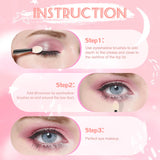 MORGLES Eyeshadow Applicators, 50pcs Eyeshadow Brush 2.4 Inch Eye Shadow Applicator Sticks Double Sided, Makeup Applicator for Women Girls, Black MORGLES