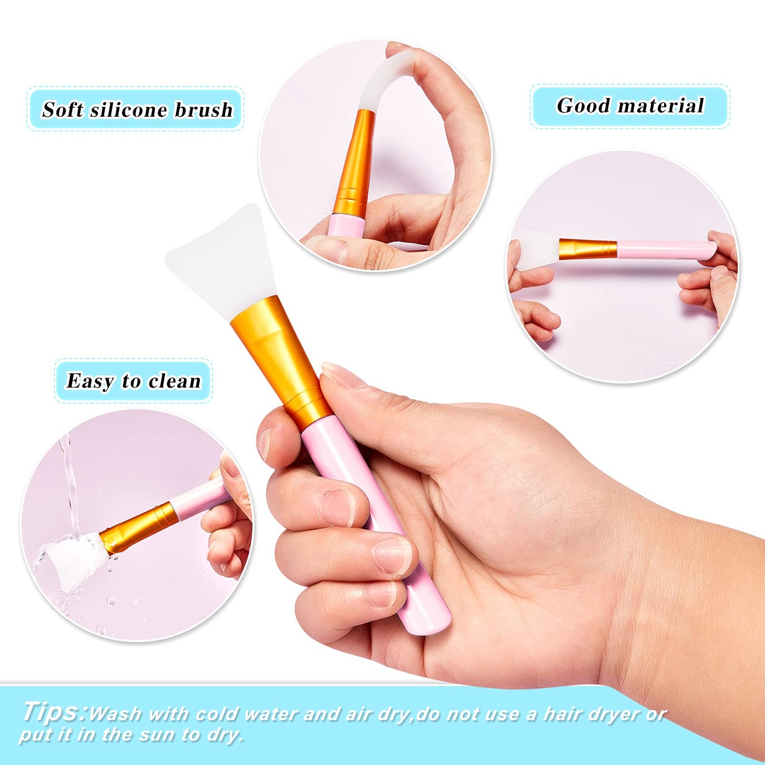 15 Pieces Reusable Stir Sticks Sets Include 12 Pieces Resin Sticks Stirring Makeup Stick and 3 Pieces Silicone Epoxy Brushes for Mixing Resin Epoxy Patelai