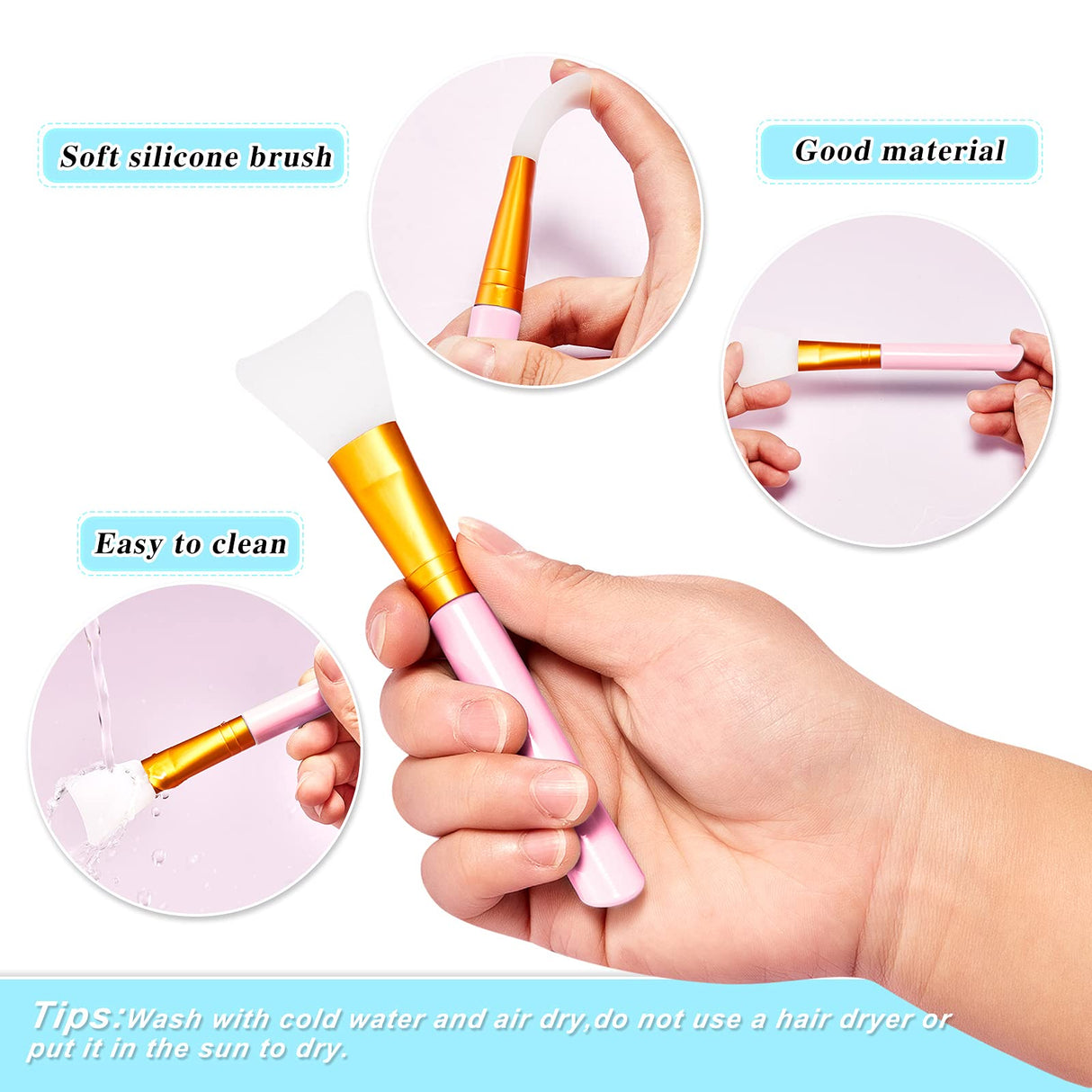 15 Pieces Reusable Stir Sticks Sets Include 12 Pieces Resin Sticks Stirring Makeup Stick and 3 Pieces Silicone Epoxy Brushes for Mixing Resin Epoxy Patelai