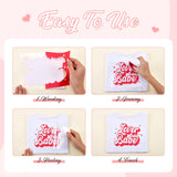 Tintnut Pink HTV Heat Transfer Vinyl - 18 Sheets 12 x 10inches Light Pink Heat Transfer Vinyl Rose Pink HTV Iron on Vinyl for T-Shirts Compatible Tintnut