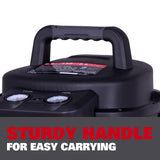 ECOMAX Air Compressor, Portable Air Compressor, 6 Gallon, Pancake Air Compressor, Max 150 PSI, 2.6 CFM @90 Psi, Oil Free Small Electric Air ECOMAX