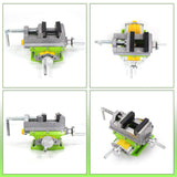 CNCTOPBAOS 3" Cross Slide Vise for Mill and Drill Press,3 Inch Cross Sliding Flat Vise,Aluminum Alloy 2 Way Movement X-Y Compound Bench Top CNCTOPBAOS