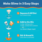 Elmers Liquid School Glue, Slime Glue & Craft Glue | Washable, 4 Ounces Each, 24 Count, Great for Making Slime WoodArtSupply