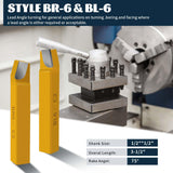 HAowosi 20 pc 1/2"Carbide Tip Tipped Cutter Tool,Metal Lathe Cutting Tools,Lathe Tools Metal Cutting for Metal Lathe Turning, Boring, and Chamfering HAowosi