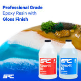 Specialty Resin & Chemical Epox-It 80 (1 Gal)| Clear Epoxy Resin Kit for Beginners & Experts| Clear Epoxy Coating for Bar Top, Countertop, SPRESIN