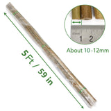 SWANGSA 55 Pack Bamboo Stakes for Plant 5 Feet, Bamboo Sticks for Garden Plant Support Stakes Poles for Tomatoes, Beans, Flowers, Trees, Indoor and SWANGSA