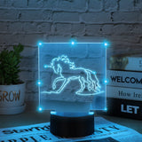 Riakrum 12 Pieces LED Light Base with Clear Acrylic Sheet 3D Night LED Lamp Display Base 16 Colors and 4 Modes Remote Control USB Cable for DIY Craft Riakrum