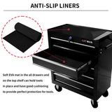 5-Drawer Rolling Tool Cart, Rolling Tool Box on Wheels, Lockable Home Repair Tool Storage Organizer, Tool Chest Cabinet for Mechanic, Garage Larmliss