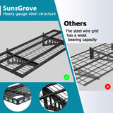 Dtrik Garage Storage Shelving Wall Mounted, 4 Pack 1.5x3.8ft, Loads 1000 lbs Heavy Duty Sturdy Shelves, Strong Garage Organiser, Storage Racks Units, Dtrik