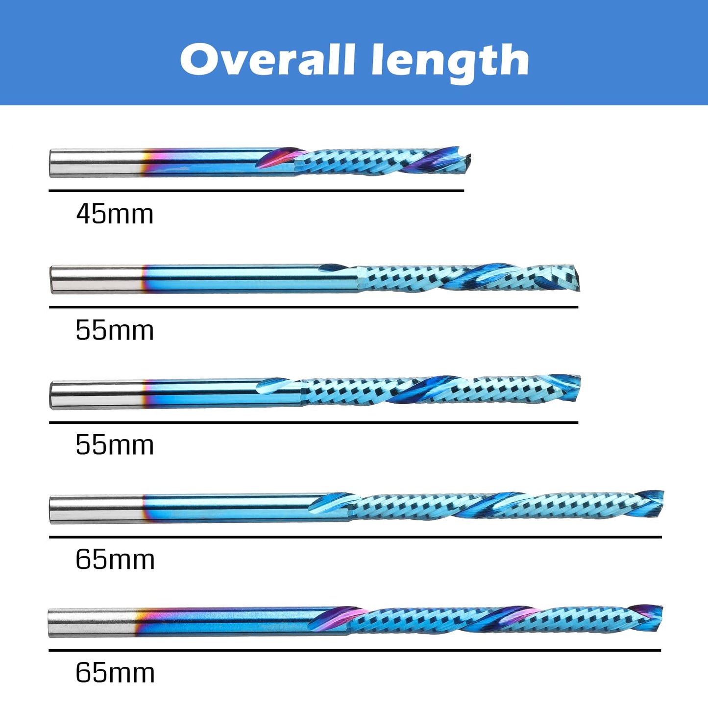 Genmitsu 3018-PROVer V2 Upgraded Desktop CNC Router Machine + 1/8 Inch Shank 5pcs Carbide Spiral O Flute Up & Down Compression End Mill CNC Router - WoodArtSupply