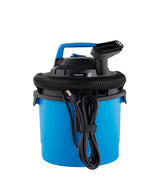 Vacmaster Portable Wall Mountable Wet/Dry Vac, 2.5 Gallon, 2 HP 1-1/4" Hose (VOM205P), Blue Vacmaster