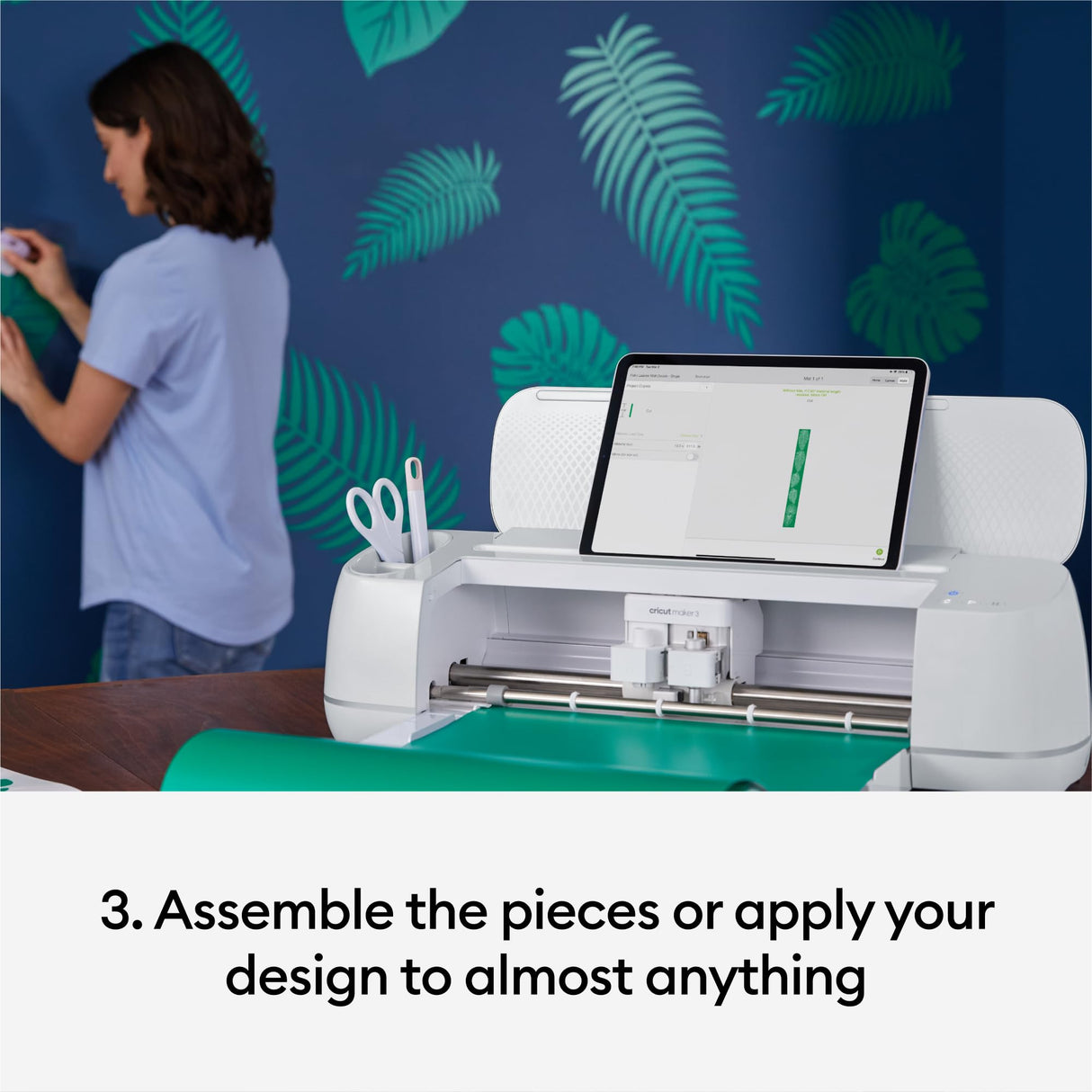 Cricut Maker 3 - Smart Cutting Machine, 2X Faster & 10X Force, Matless Cutting with Smart Materials, Cuts 300+ Materials, Bluetooth Connectivity, Cricut