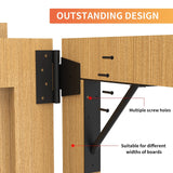 Gate Corner Brace Bracket Heavy Duty Adjustable No Sag Kit Durable Solid Iron for Shed Doors,Driveway Gates,Corral Gates,Wood Windows,Gate Frame Kunzye