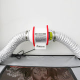 Makacces Powerful 3 Inch Duct Fan with 1.5M Pipe,Copper Motor, Enhanced Air Flow, Low Noise Level for Efficient Smoke&Odor Extraction,for 3D Makacces